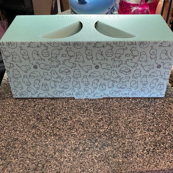 MR. AND MRS. CAT COFFEE MUG SET - Picture 3 of 5